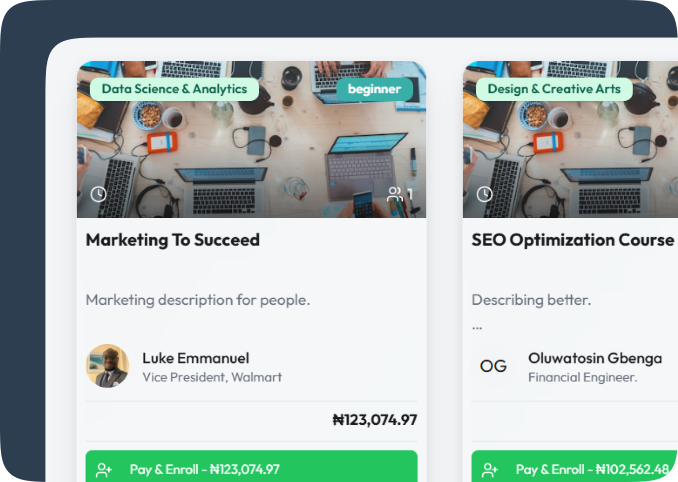 Learning Hub screenshot